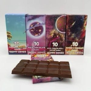 Trippy Bomb Mushroom Chocolate Bars