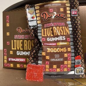 Devour 3000mg Live Rosin Gummies